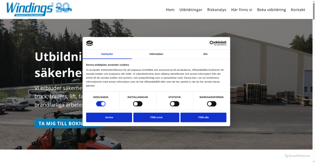 Security scan screenshot of https://xn--skerhetsutbildarna-ltb.se