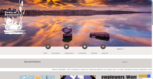 Security scan screenshot of https://townofrocklandmanitowoccountywi.gov/