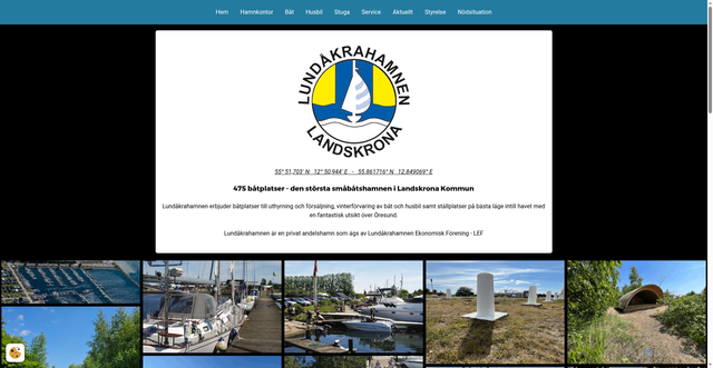 Security scan screenshot of https://lundakrahamnen.se