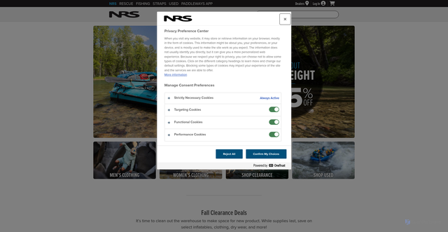 Security scan screenshot of https://nrs.com
