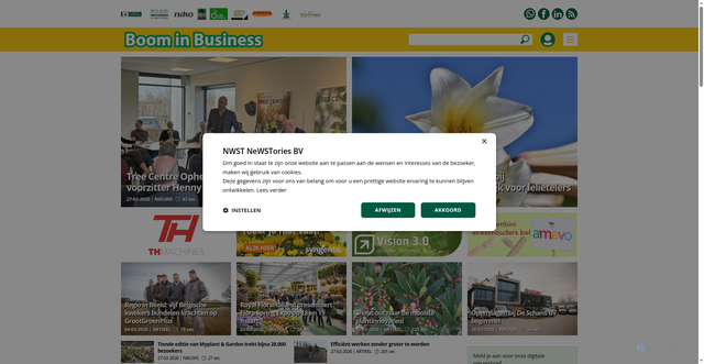 Security scan screenshot of https://www.boom-in-business.nl