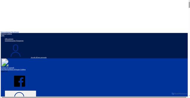 Security scan screenshot of https://www.comune.laganadi.rc.it