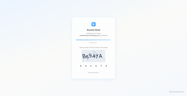 Security scan screenshot of https://magicbettingcasinobelgique.com/