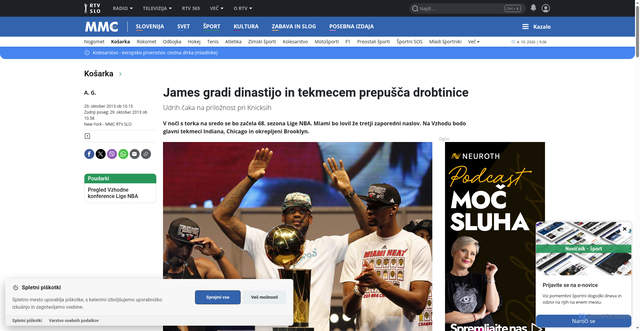 Security scan screenshot of https://www.rtvslo.si/sport/kosarka/james-gradi-dinastijo-in-tekmecem-prepusca-drobtinice/321291