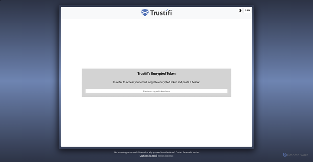 Security scan screenshot of https://dec.trustifi.com