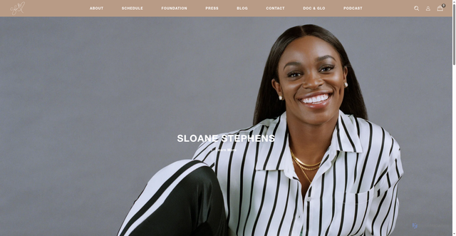Security scan screenshot of https://sloanestephens.com/