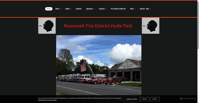 Security scan screenshot of https://rooseveltfiredcny.gov/