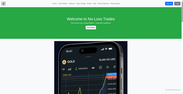 Security scan screenshot of https://noloss-fe4cn1xhm9.edgeone.app/
