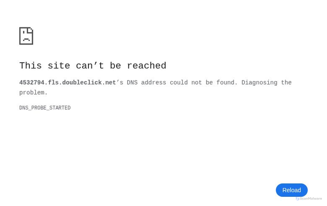 Security scan screenshot of https://4532794.fls.doubleclick.net/