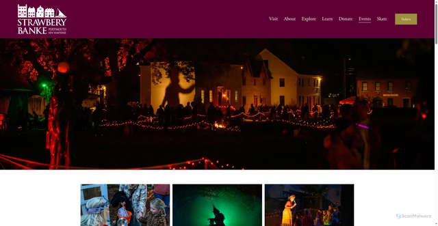 Security scan screenshot of https://www.strawberybanke.org/ghosts