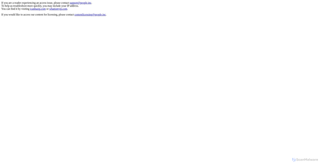 Security scan screenshot of https://health.com