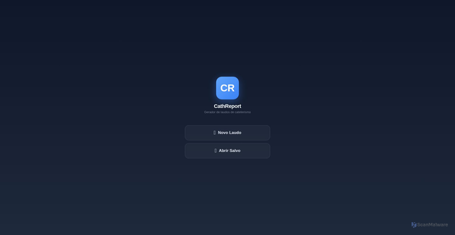 Security scan screenshot of https://cath-report2026.pages.dev/