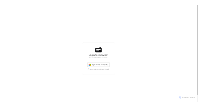 Security scan screenshot of https://networkdr.immy.bot
