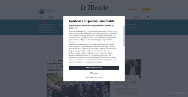 Security scan screenshot of https://fr-suivi-coursiercom.com/