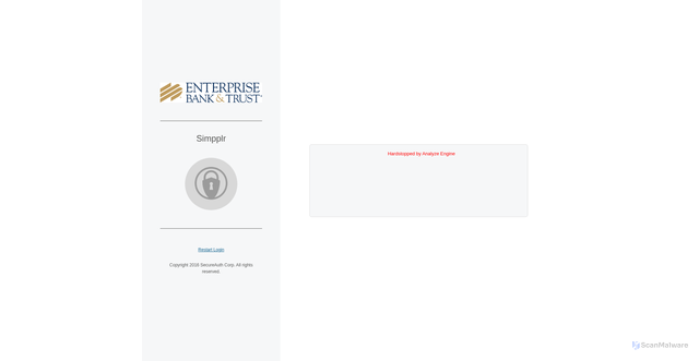 Security scan screenshot of https://ebtintranet.file.force.com