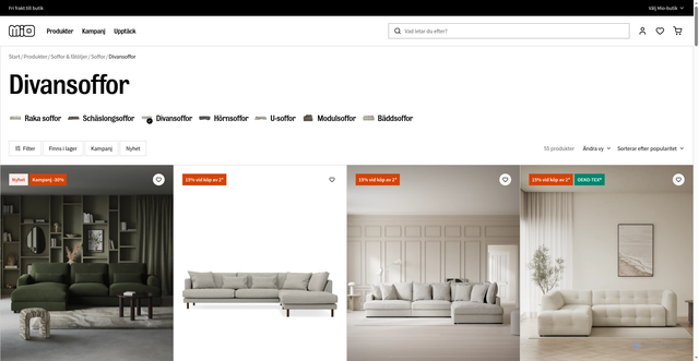 Security scan screenshot of https://www.mio.se/soffor-och-fatoljer/soffor/divansoffor?utm_source=MioMedlem_AM&utm_medium=email&utm_campaign=AUTO_BI_Soffa_MAIL2_H2026&eclub=dpt2tCqii7bt7I6qitJaGpSVhXRMdej5gU0xgzMzw%2Bo%3DfV74S%2FcdH7%2FIvcgKk46mNLhMp%2BEqIm%2FanvGzMElOK36U6DaPvnFTqJsYml0vZxq4jIo%2FLz5vGgvSHtsywYkYuSLz%2BzLQw9QGvlAhCnP6t3EgKEzkv%2BJ1J38eNjMnfgqgXH2XFqMsY%2B%2BdO6YhBe08caMdL7m3P2loyzaJFzSyz7a7iES4Udr1PGdunbVmrh5B8oypkUdStu%2F9s%2B4NV%2B9qGQ%3D%3D