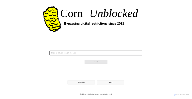 Security scan screenshot of https://corn-ng.netlify.app