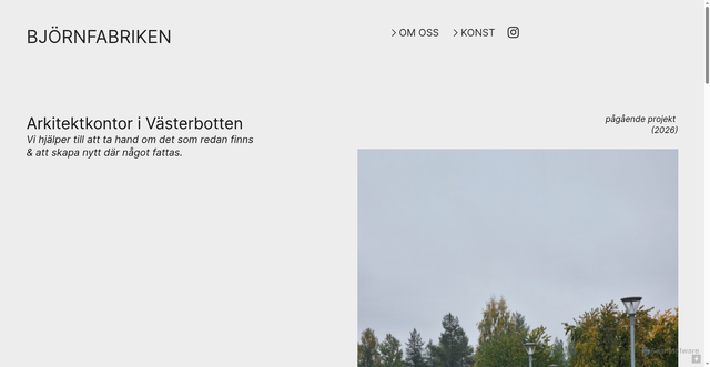 Security scan screenshot of https://bjornfabriken.se
