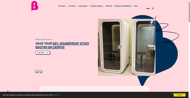 Security scan screenshot of https://www.birkbeckunion.org/