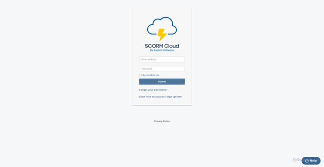 Security scan screenshot of https://cloud.scorm.com