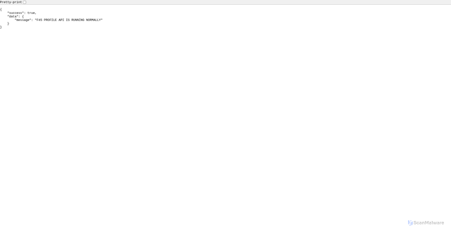 Security scan screenshot of https://profile.api.f45training.com