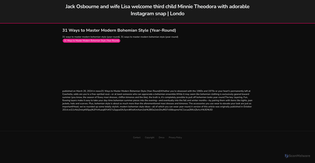 Security scan screenshot of https://pikejudgeblog-dpn8knmrw4nu.edgeone.app/31-ways-to-master-modern-bohemian-style-year-round.html