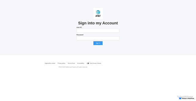 Security scan screenshot of https://at-t-server-c0c7f5.webflow.io/