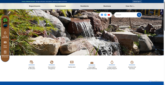 Security scan screenshot of https://rivergroveil.gov/