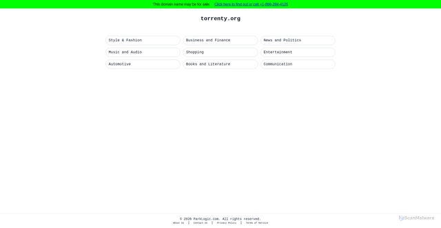 Security scan screenshot of https://torrenty.org