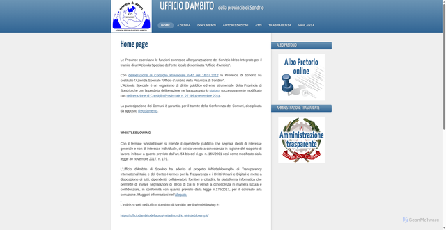 Security scan screenshot of https://www.atosondrio.it