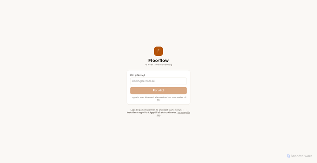 Security scan screenshot of https://floorflow.se