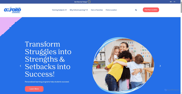Security scan screenshot of https://oxfordlearning.com/