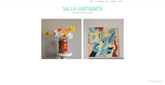 Security scan screenshot of https://salla.se
