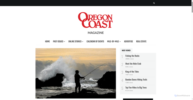 Security scan screenshot of https://www.oregoncoastmagazine.com/2020/05/06/sneaker-wave-2/