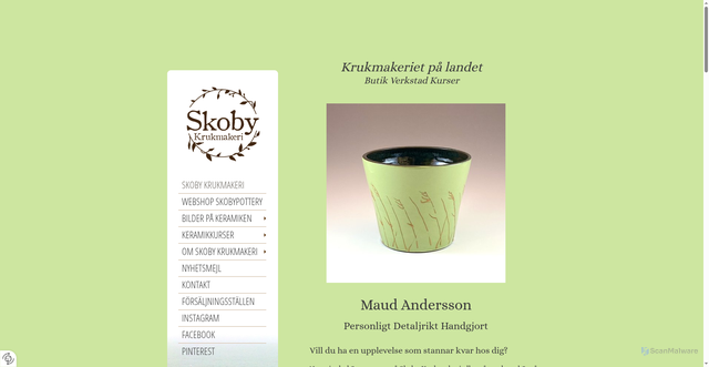 Security scan screenshot of https://skobykrukmakeri.se