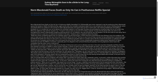 Security scan screenshot of https://mnwaleedhhugo-x9bon5obzd.edgeone.app/23014-norm-macdonald-faces-death-as-only-he-can-in-posthumous-netflix-special.html