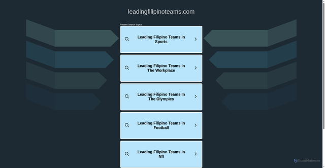 Security scan screenshot of https://leadingfilipinoteams.com