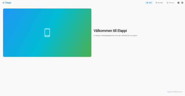 Security scan screenshot of https://elappi.se