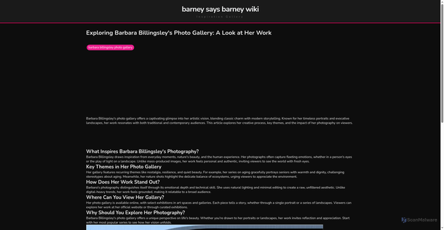 Security scan screenshot of https://nusadigitalflow-dptj67vhrte8.edgeone.app/barbara-billingsley-photo-gallery.html