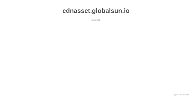 Security scan screenshot of https://cdn.globalsun.io