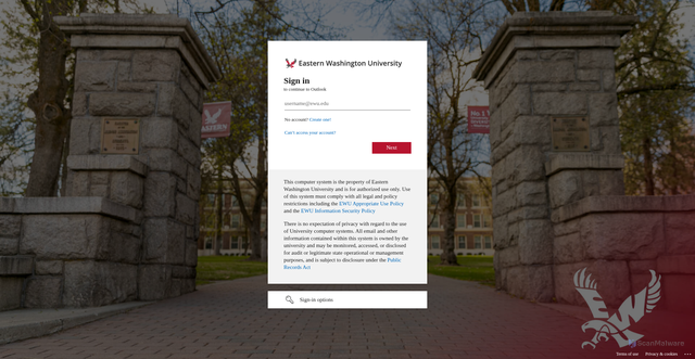 Security scan screenshot of https://nam02.safelinks.protection.outlook.com/?url=https%3A%2F%2Foutlook.office365.com%2Fowa%2Fgoogle-sync-alumni%40ewueagles.onmicrosoft.com%2Fgroupsubscription.ashx%3Frealm%3Dewueagles.onmicrosoft.com%26source%3DWelcomeEmail%26sourceversion%3DV3%26action%3Dconversations%26subaction%3Dgotogroup&data=05%7C02%7Crcolwell1%40ewu.edu%7C13ff878953f44fdcbc3f08ddadebe11c%7Ccbb8585a58be4c67a9e8aa46ea967bb1%7C0%7C0%7C638857950795250013%7CUnknown%7CTWFpbGZsb3d8eyJFbXB0eU1hcGkiOnRydWUsIlYiOiIwLjAuMDAwMCIsIlAiOiJXaW4zMiIsIkFOIjoiTWFpbCIsIldUIjoyfQ%3D%3D%7C0%7C%7C%7C&sdata=qaxJm%2FyUUa8iPg4kM3vQ4J709mr%2FZ4HgQ%2B%2BemZA9jdU%3D&reserved=0