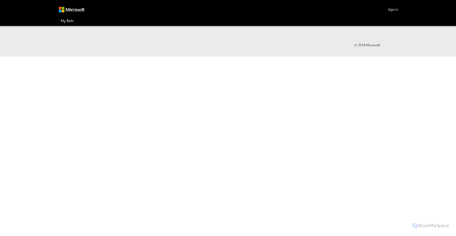 Security scan screenshot of https://token.botframework.com