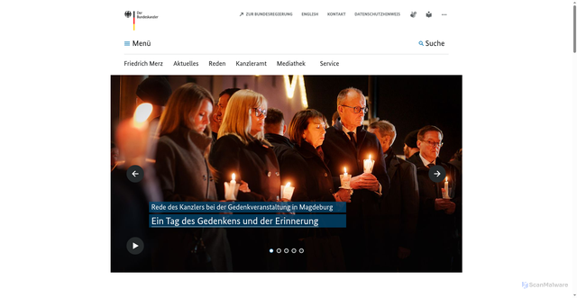 Security scan screenshot of https://www.bundeskanzler.de/bk-de/