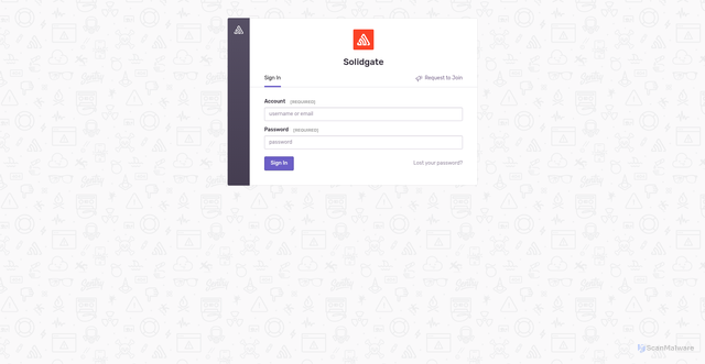 Security scan screenshot of https://sntr.solidgate-dev.com