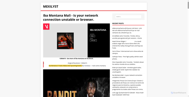 Security scan screenshot of https://raxilsta.pages.dev/post/iba-montana-mali/