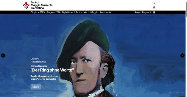 Security scan screenshot of https://www.maggiofiorentino.com/