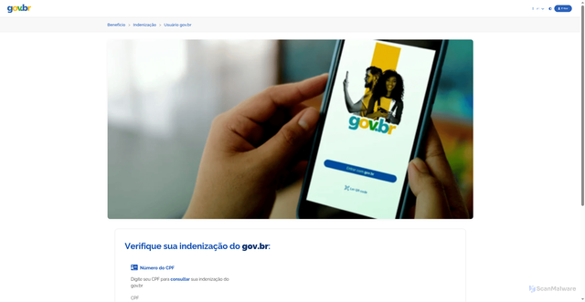 Security scan screenshot of https://consulta-br.sbs/