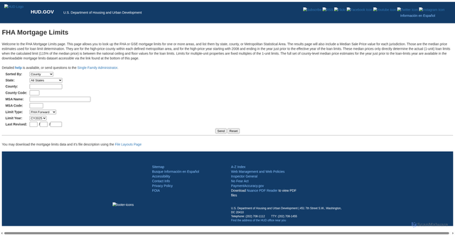 Security scan screenshot of https://entp.hud.gov/idapp/html/hicostlook.cfm