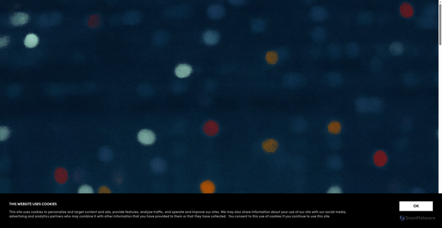 Security scan screenshot of https://www.newyearsrockineve.com/