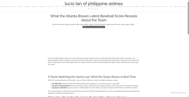 Security scan screenshot of https://urbandailyverse-dpi45pewyddw.edgeone.app/atlanta-braves-latest-baseball-score.html